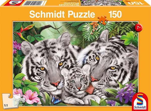 SCM56420 - Puzzle 150 Teile Tigerfamilie - 1