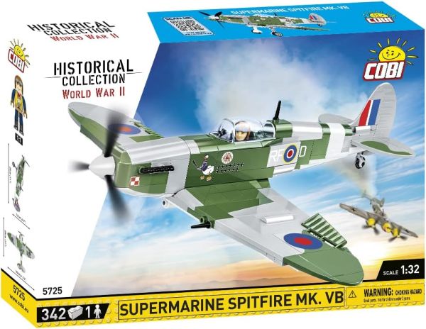 COB5725 - SUPERMARINE Spitfire MKVB Militärflugzeug – 342 Teile - 1