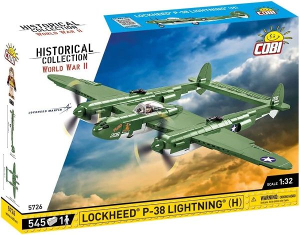 COB5726 - Militärflugzeug LOCKHEED P-38H Lightning – 545 Teile - 1