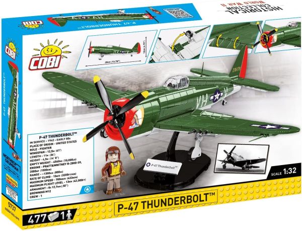 COB5737 - Militärflugzeug P-47 THUNDERBOLT - 477 Teile - 1