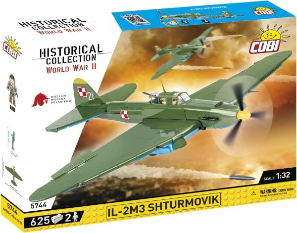 COB5744 - Militärflugzeug ILYUSHIN II 02 SHTURMOVIK MWP – 625 Teile - 1