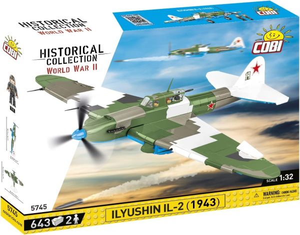 COB5745 - Militärflugzeug ILYUSHIN II 02 SHTURMOVIK – 643 Teile - 1