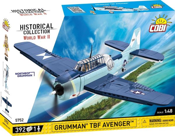 COB5752 - GRUMMAN TBF Avenger Militärflugzeug – 392 Teile - 1