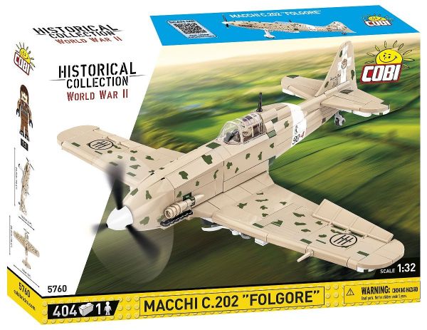 COB5760 - Militärflugzeug Macchi C.202 - Folgore - 404 Teile - 1