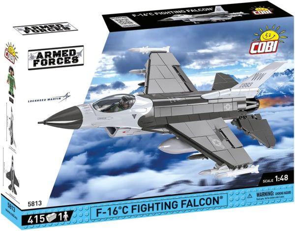 COB5813 - F-16C FIGHTING FALCON Militärflugzeug – 415 Teile - 1