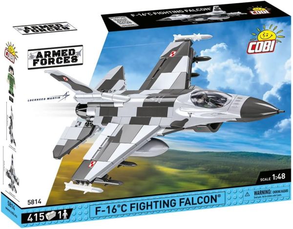 COB5814 - F-16C FIGHTING FALCON Flugzeug – 415 Teile - 1