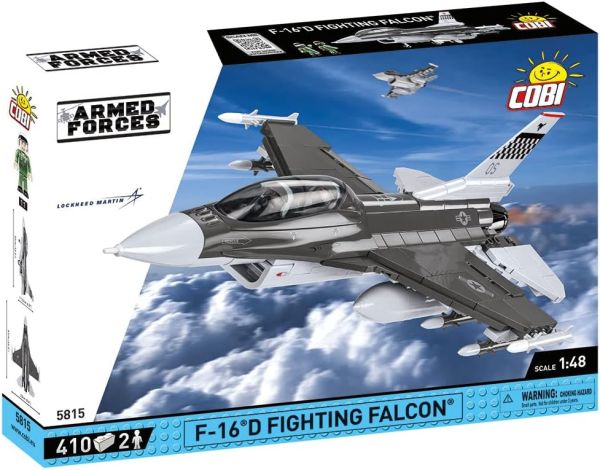 COB5815 - F-16D FIGHTING FALCON Militärflugzeug – 410 Teile - 1