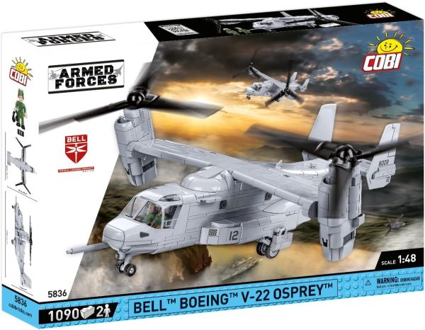 COB5836 - BELL BOEING V-22 Osprey Militärflugzeug – 1090 Teile - 1