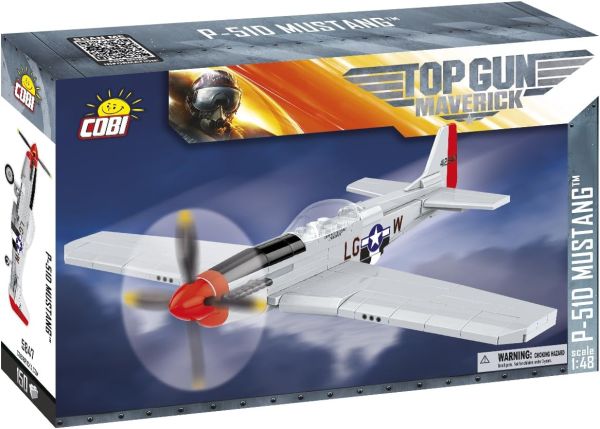 COB5847 - Militärflugzeug TOP GUN P-51D MUSTANG – 145 Stück - 1