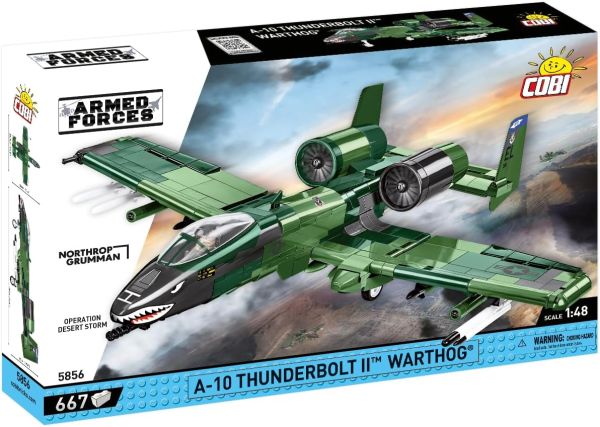 COB5856 - A-10 THUNDERBOLT II Warthog Militärflugzeug – 667 Teile - 1