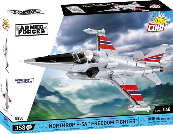 COB5858 - NORTHROP F-5A Freedom Fighter Militärflugzeug – 358 Teile - 1