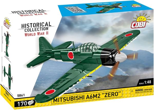 COB5861 - Militärflugzeug MITSUBISHI A6M2 Zero – 170 Stück - 1