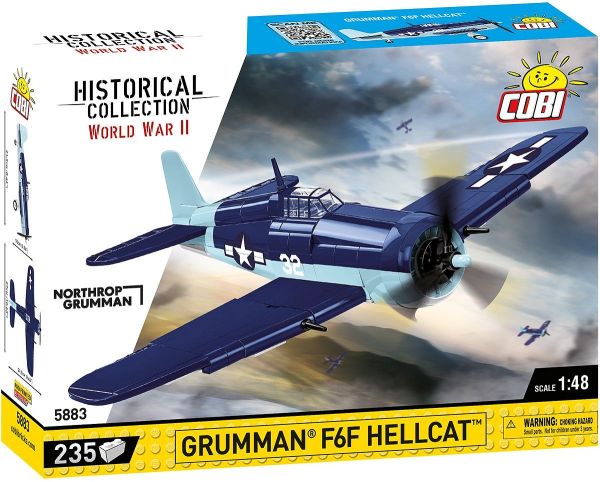 COB5883 - Militärflugzeug Grumman F6F Hellcat - 235 Teile - 1