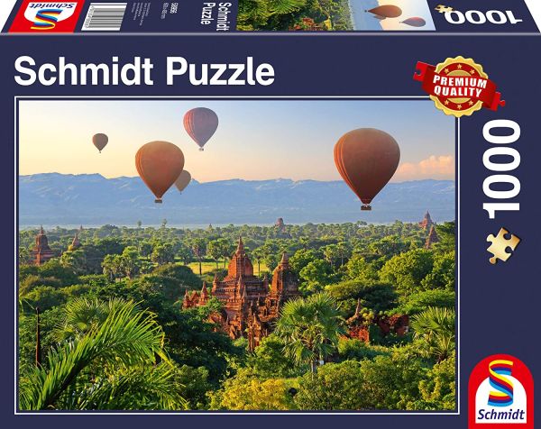 SCM58956 - 1000-Teile-Puzzle Heißluftballons Mandalay Myanmar - 1