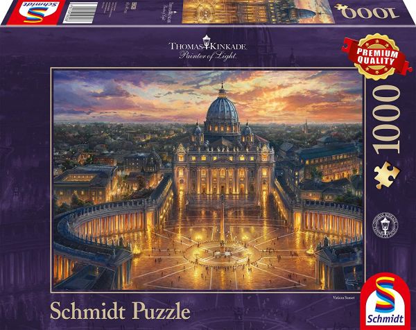 SCM59628 - 1000 Teile Puzzle Der Vatikan von Thomas KINKADE - 1