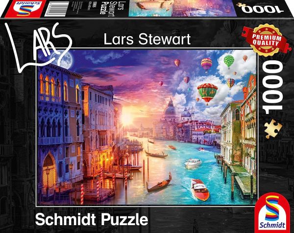 SCM59906 - 1000-Teile-Puzzle Venedig bei Tag und Nacht - 1