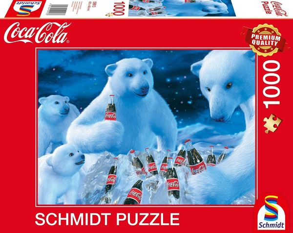 SCM59913 - Puzzle 1000 Teile Eisbär COCA COLA - 1