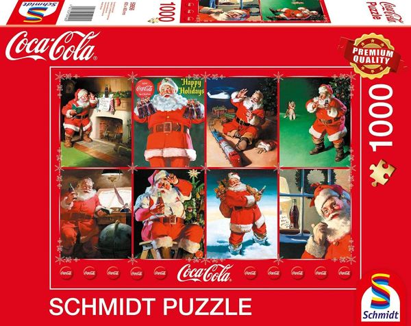 SCM59956 - Puzzle 1000 Teile Weihnachtsmann COCA COLA - 1