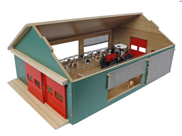 KID610250 - Stall mit Windschutz 64x44x27 cm - 1