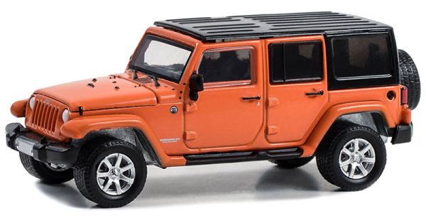 GREEN62010-E - JEEP Wrangler Unlimited 2010 Orange aus dem Film Cold Pursuit 2019 in Blisterverpackung. - 1