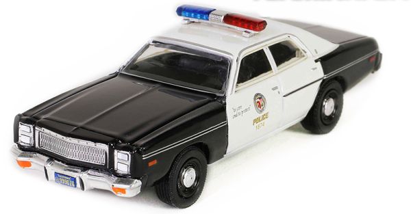 GREEN62020-A - PLYMOUTH fury 1977 Police aus dem Film TERMINATOR in Blisterverpackung. - 1