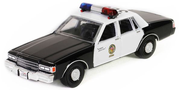 GREEN62020-C - CHEVROLET Caprice 1986 Los Angeles Polizei aus dem Film True Romance 1993 verblistert. - 1