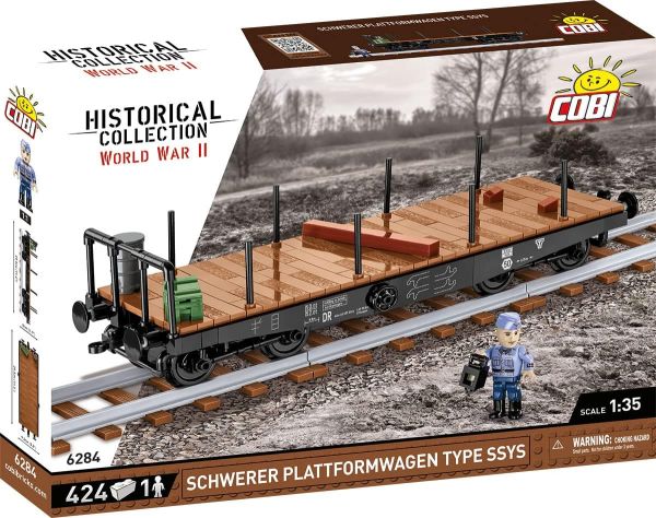 COB6284 - Deutscher Plattformwagen Typ SSYS – 424 Teile - 1