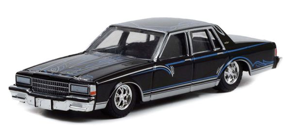 GREEN63010-D - CHEVROLET Caprice schwarz 1987 aus der Serie CALIFORNIA LOWRIDERS unter Blister. - 1