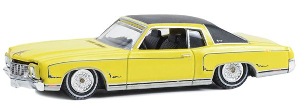 GREEN63040-C - CHEVROLET Monte Carlo 1971 gelb aus der Serie CALIFORNIA LOWRIDERS unter Blister. - 1