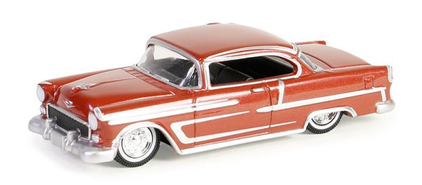 GREEN63060-B - CHEVROLET Bel Air 1955 rot aus der Serie CALIFORNIA LOWRIDERS in Blisterverpackung. - 1