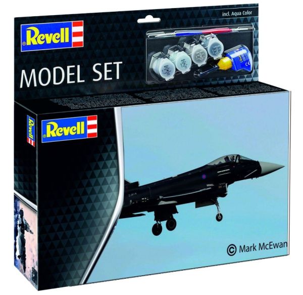 REV63796 - Model Set - Jagdflugzeug Eurofighter Typhoon - RAF mit Bemalung zum Zusammenbauen - 1