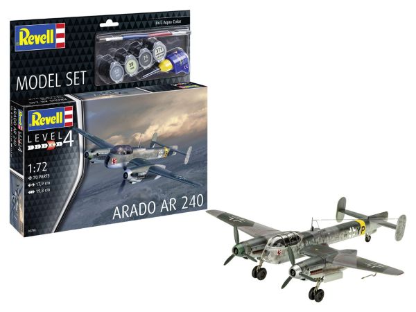 REV63798 - Model Set - ARADO AR240 zum Zusammenbauen und Bemalen - 1