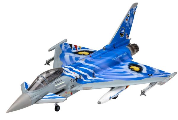 REV63818 - Flugzeug Eurofighter TyphoonBavarian Tiger 2021 zum Zusammenbauen und Bemalen - 1