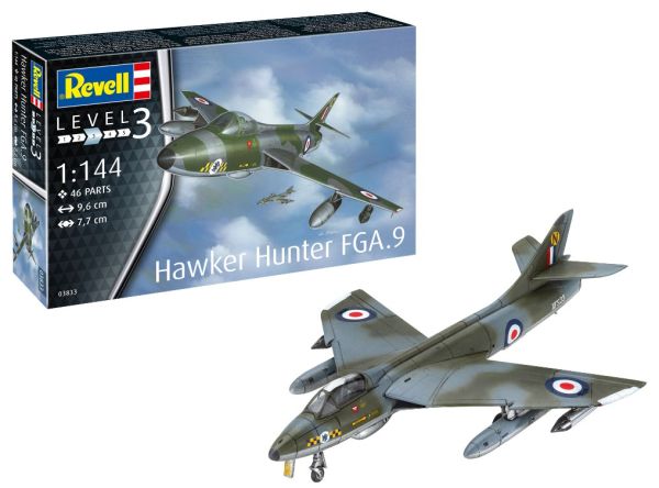 REV63833 - Model Set Hawker Hunter FGA.9 Modell zum Bauen und Bemalen - 1