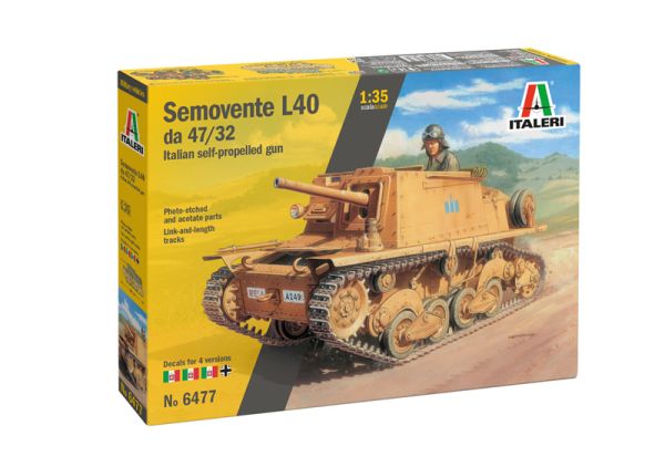 ITA6477 - Semovente-Panzer L40 da 47/32 zum Zusammenbauen und Bemalen - 1