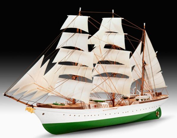 REV65432 - Segelschiff Gorch Fock zum Zusammenbauen und Bemalen mit Farbe und Zubehör - 1