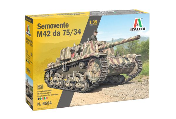 ITA6584 - Semovente-Panzer M42 da 75/34 zum Zusammenbauen und Bemalen - 1