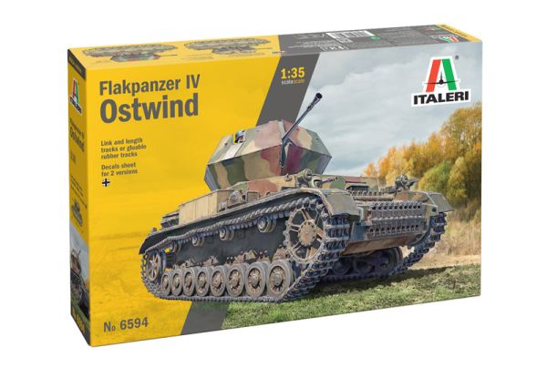 ITA6594 - Panzer Flakpanzer IV Ostwind zum Zusammenbauen und Bemalen - 1