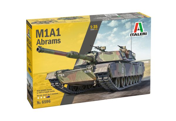 ITA6596 - Panzer M1Al/A2 Abrams zum Zusammenbauen und Bemalen - 1