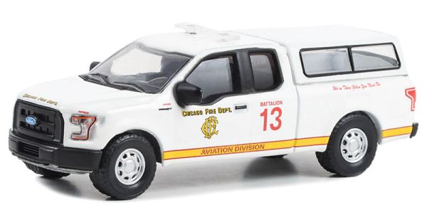 GREEN67050-E - FORD F-150 2016 Feuerwehr Chicago aus der Serie FIRE & RESCUE in Blisterverpackung. - 1