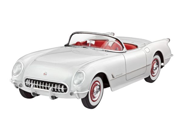 REV67718 - MODEL SET - CHEVROLET Corvette Roadster 1953 zum Zusammenbauen mit Lackierung. - 1