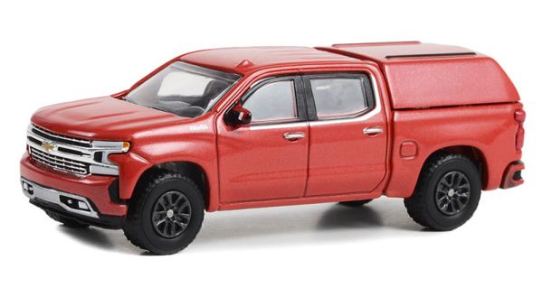 GREEN68020-C - CHEVROLET silverado LTD High Country 2022 Bordeaux aus der Serie SHOWROOM FLOOR unter Blisterverpackung. - 1