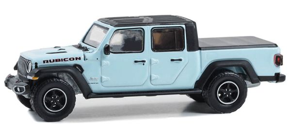 GREEN68040-E - JEEP Gladiator Overland 2023 blau aus der SHOWROOM FLOOR Serie in Blisterverpackung. - 1