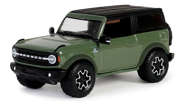 GREEN68050-E - FORD bronco outer Banks 2023 grün aus der SHOWROOM FLOOR Serie in Blisterverpackung. - 1