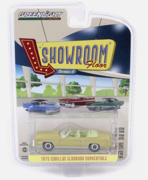 GREEN68060-D - CADILLAC Eldorado Cabriolet 1975 Beige aus der SHOWROOM FLOOR-Serie in Blisterverpackung - 1