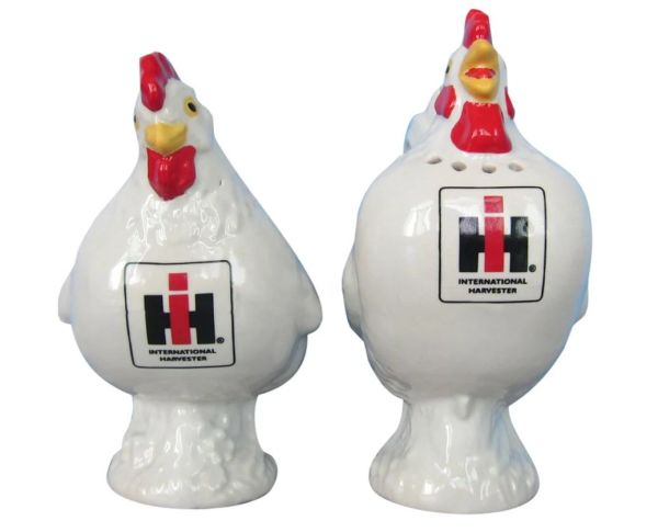 6848 - Set Salz und Pfeffer INTERNATIONAL Harvester Huhn und Hahn. - 1