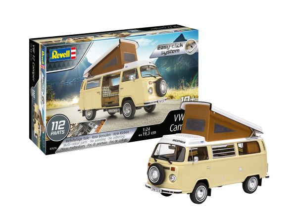 REV67676 - MODELLSATZ VOLKSWAGEN T2 Camper zum Zusammenbauen und Lackieren - 1