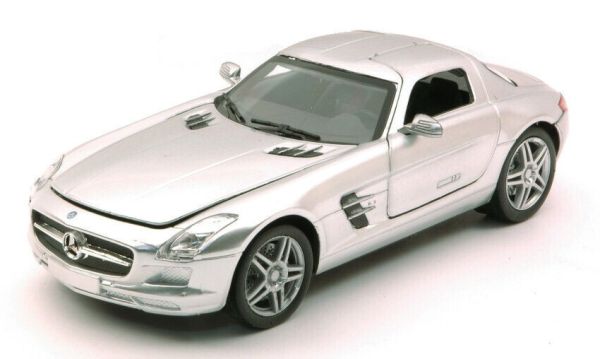 NEW71263D - MERCEDES-BENZ SLS AMG silberfarbig - 1