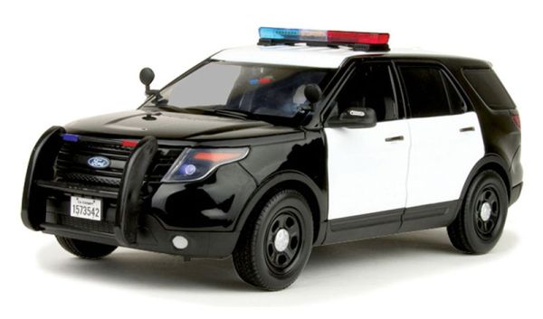 MMX73996 - FORD Interceptor Utility 2015 Police mit Sounds und Lichtern Schwarz - 1