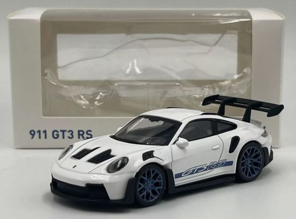 NOREV750048 - PORSCHE 911 GT3 RS 2022 Weiß mit blauen Aufklebern - Jet-Car - 1